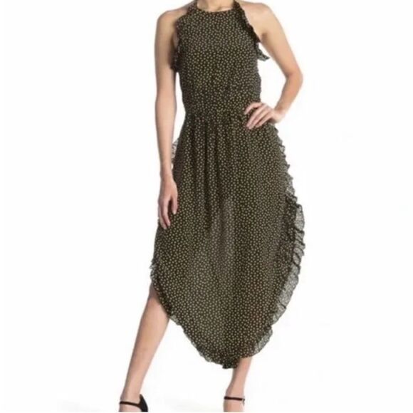 See by Chloe Polka Dot Halter Midi Dress size 34 - Picture 3 of 7